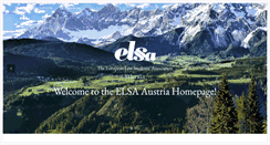 Desktop Screenshot of elsa-austria.org